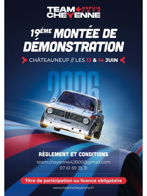 Montée de Démonstration de Châteauneuf